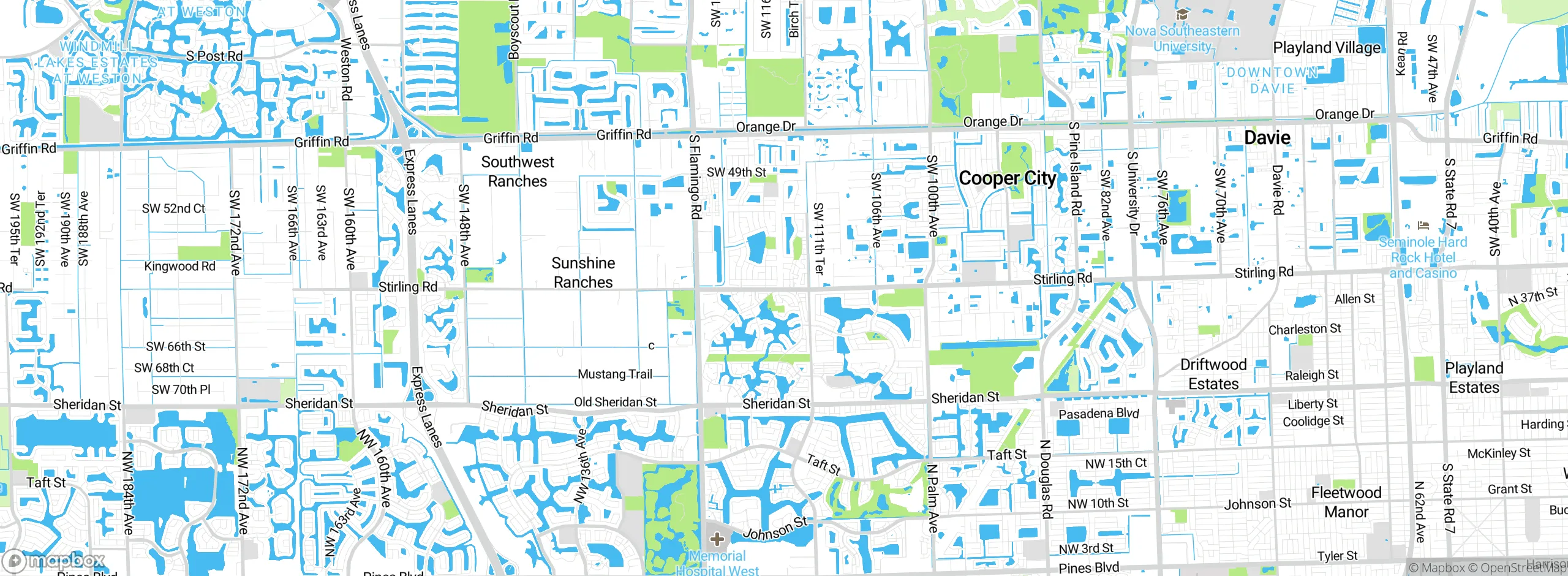 Map showing approximate location