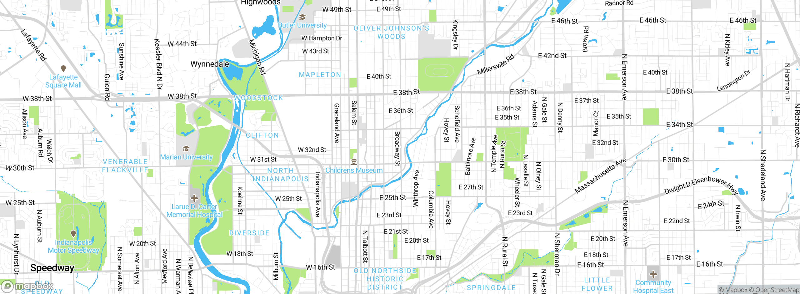 Map showing approximate location