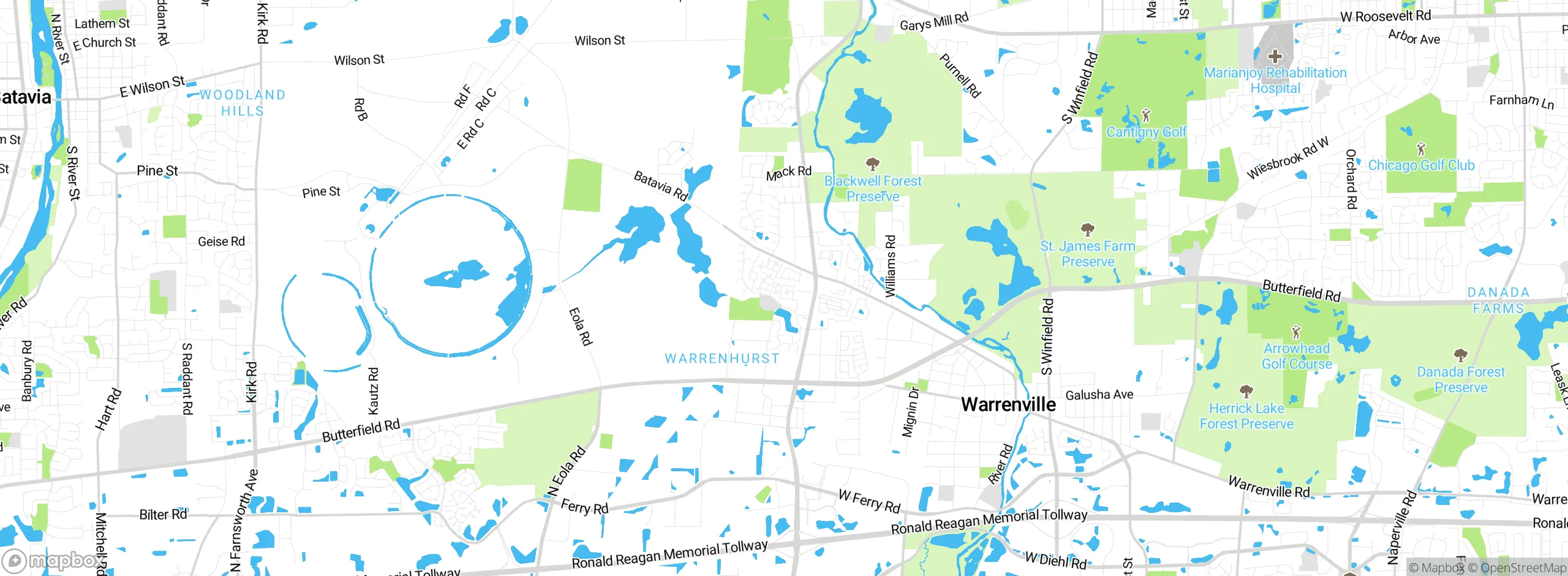 Map showing approximate location