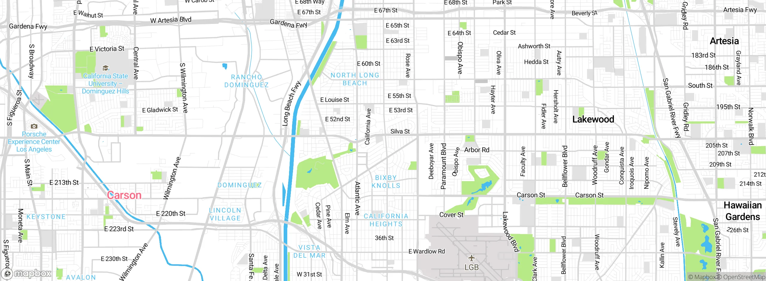 Map showing approximate location