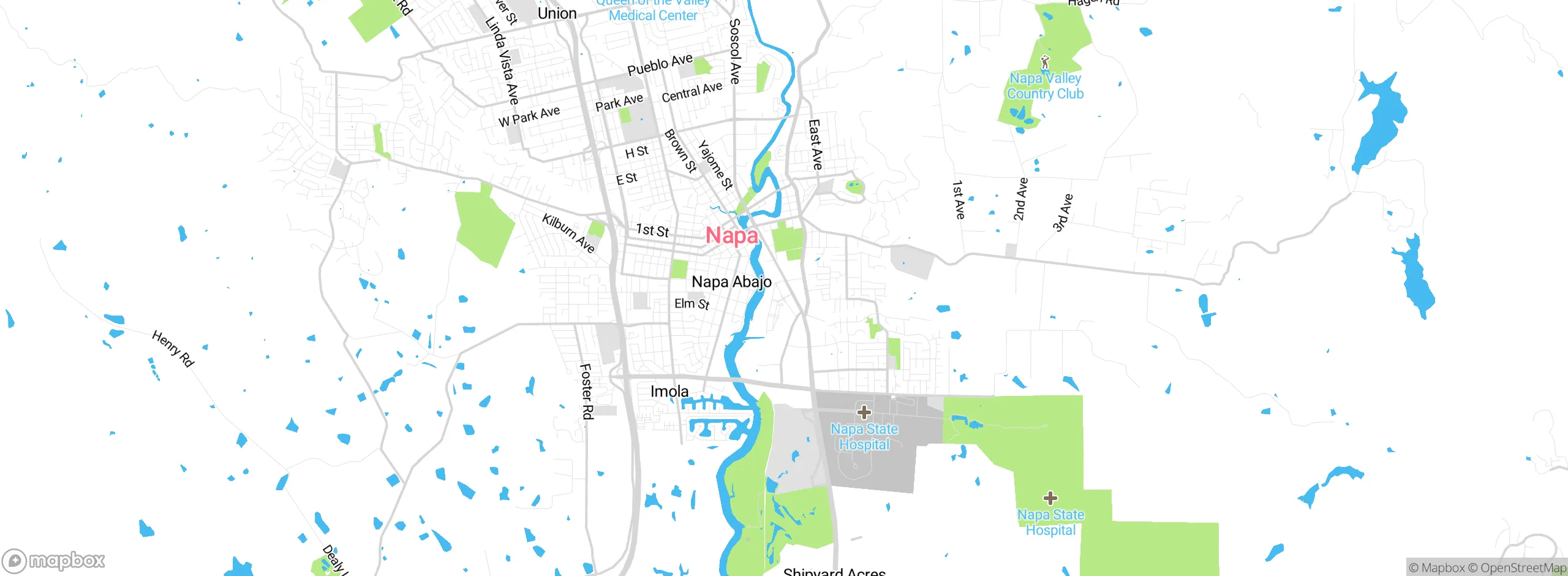 Map showing approximate location