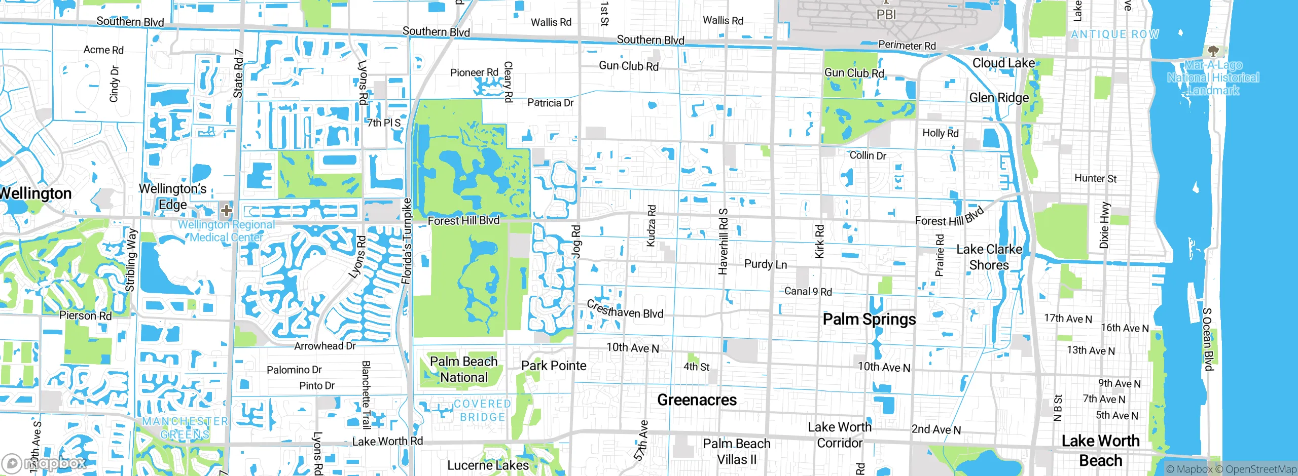 Map showing approximate location