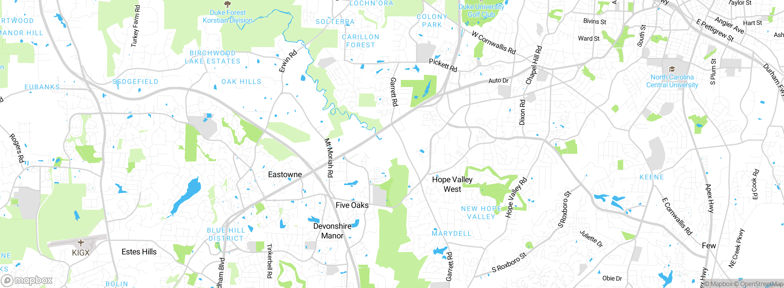Map showing approximate location