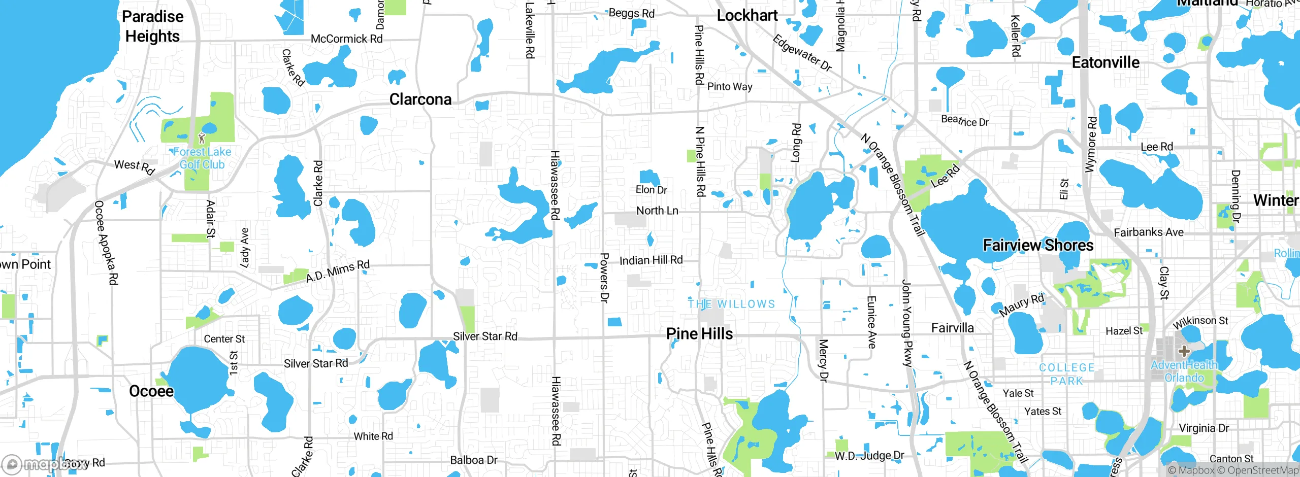 Map showing approximate location