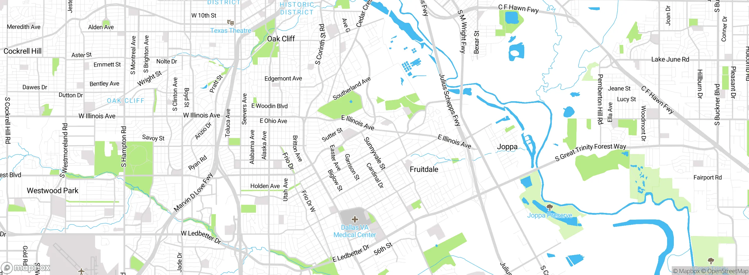 Map showing approximate location