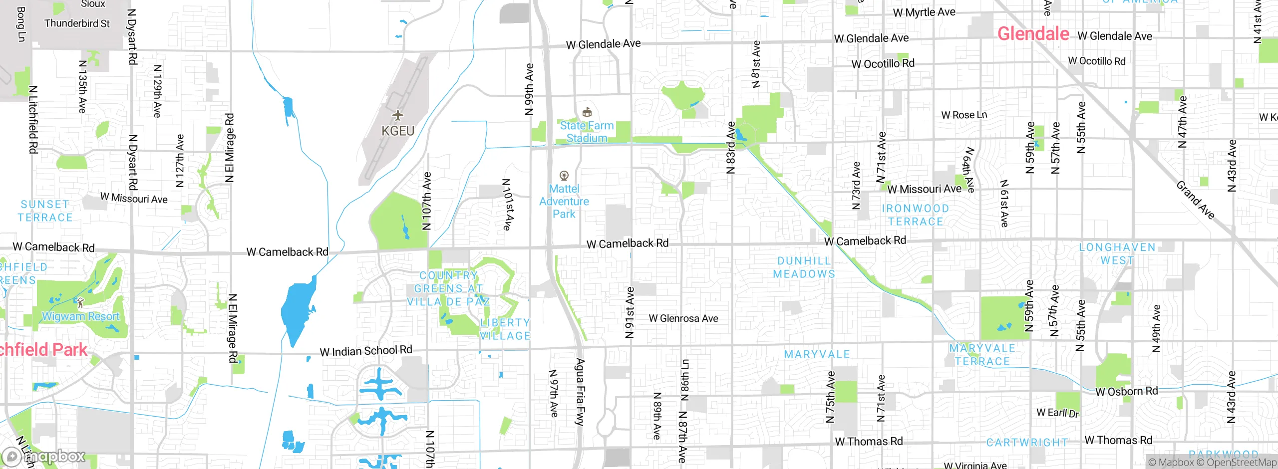 Map showing approximate location
