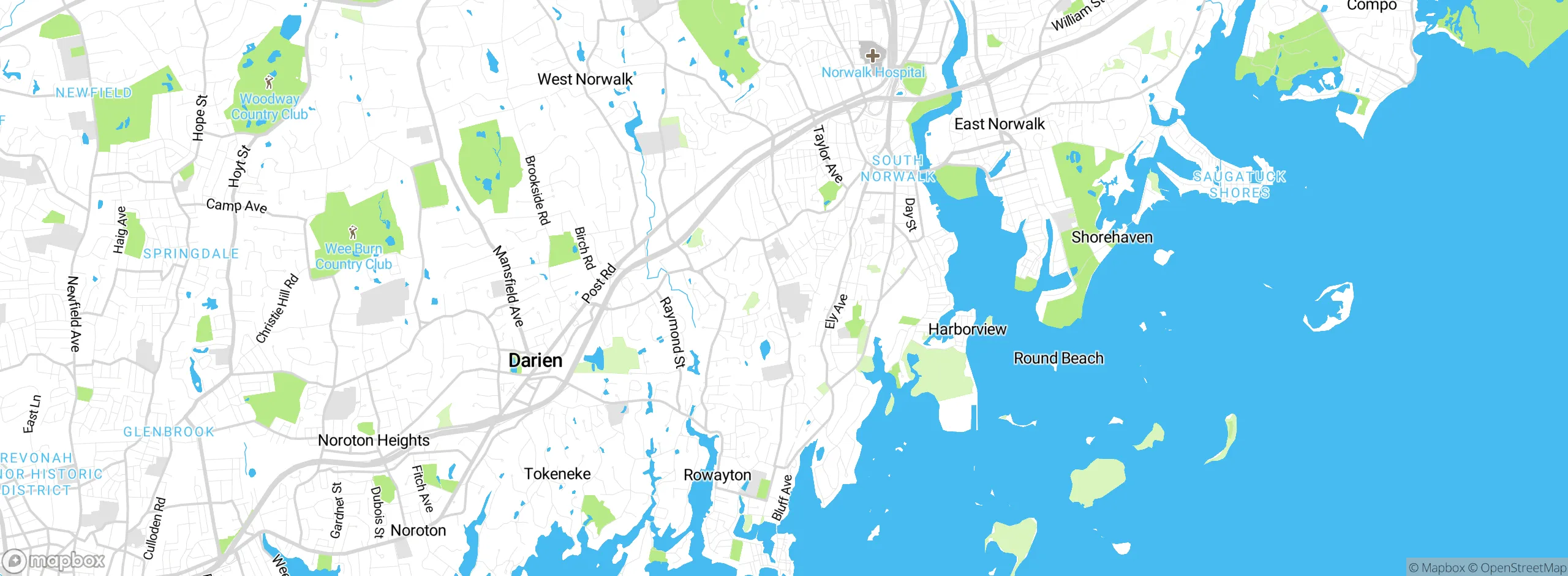Map showing approximate location