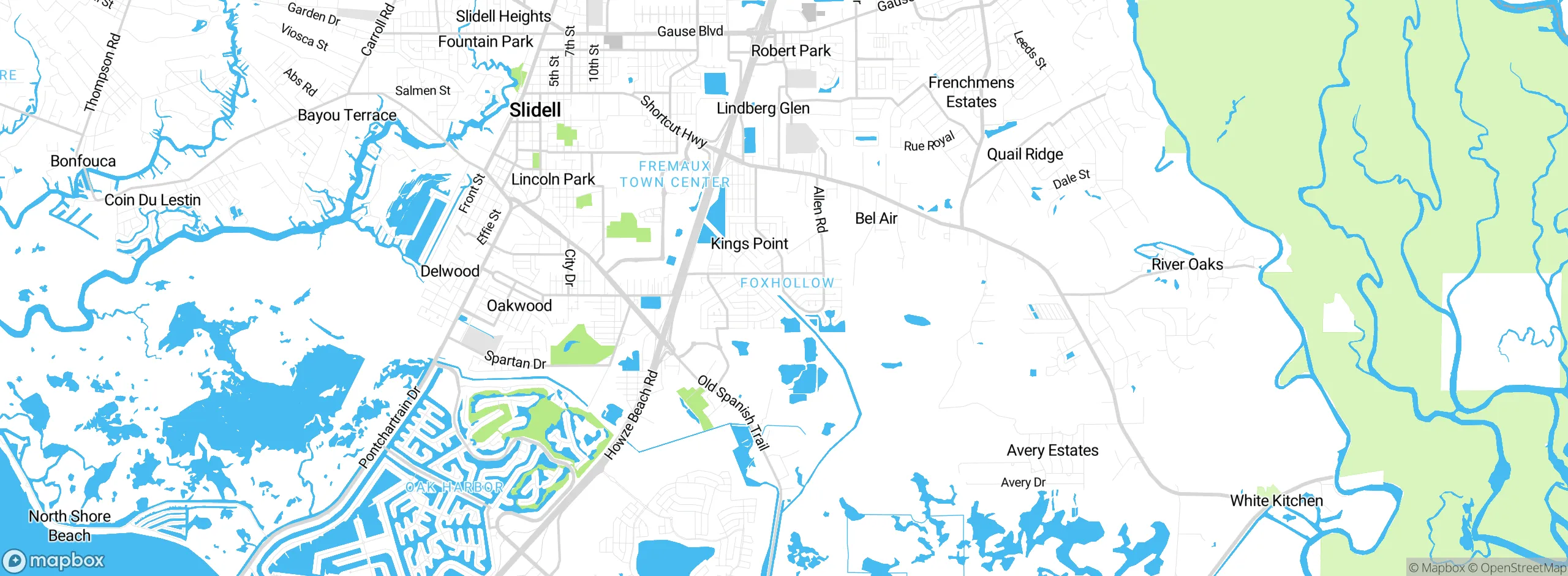 Map showing approximate location