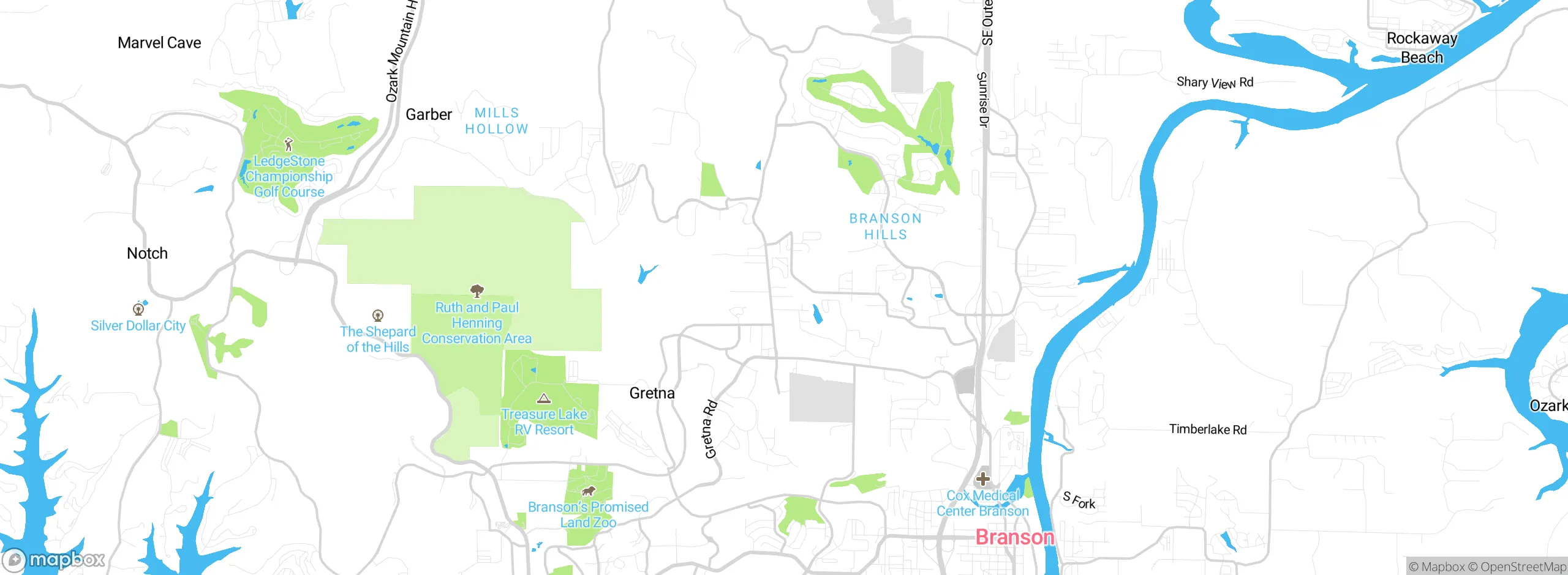 Map showing approximate location