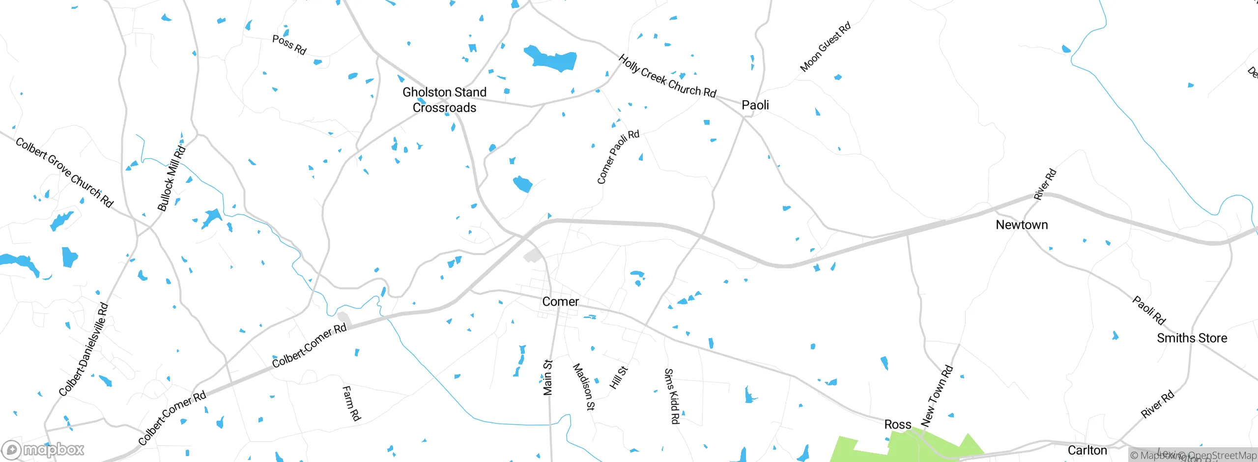 Map showing approximate location