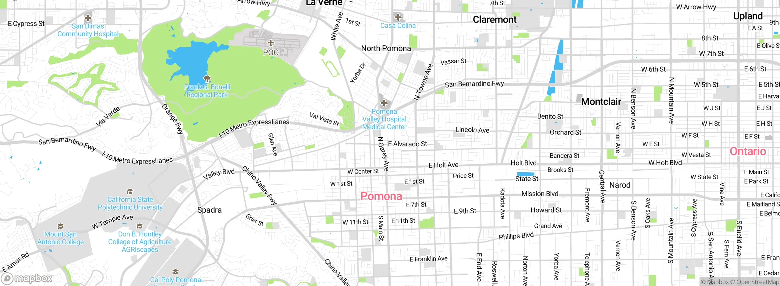 Map showing approximate location