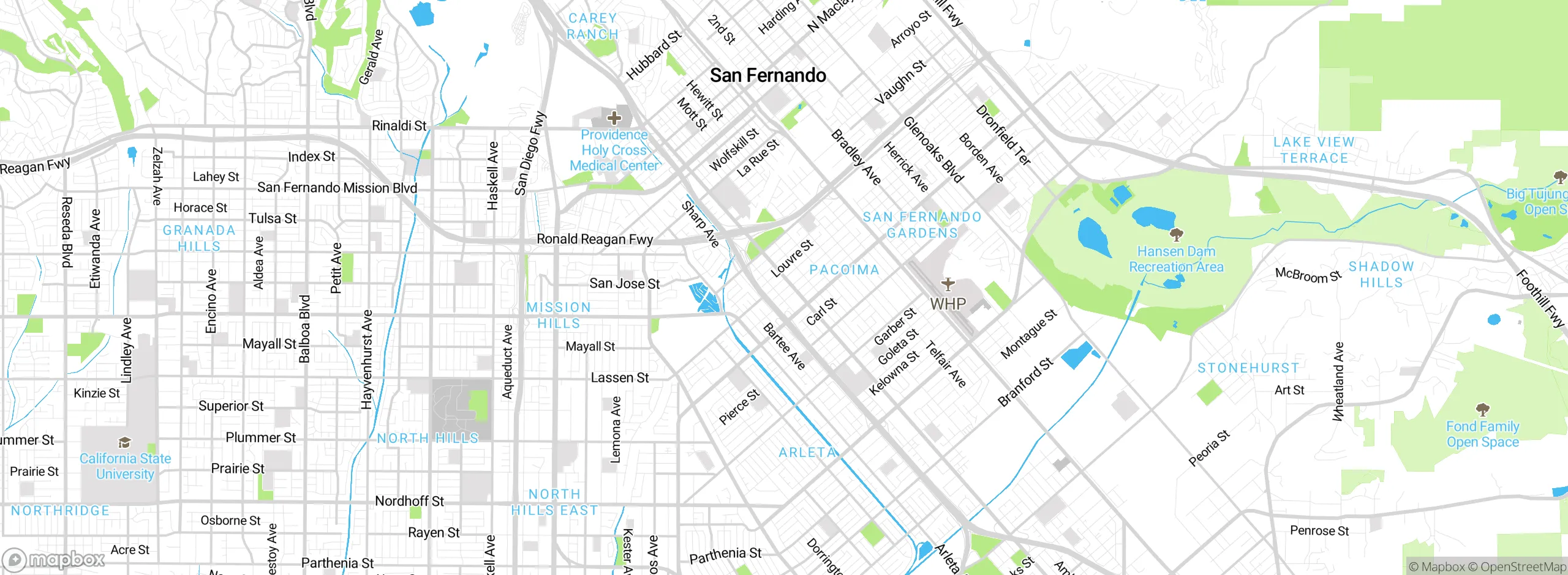 Map showing approximate location