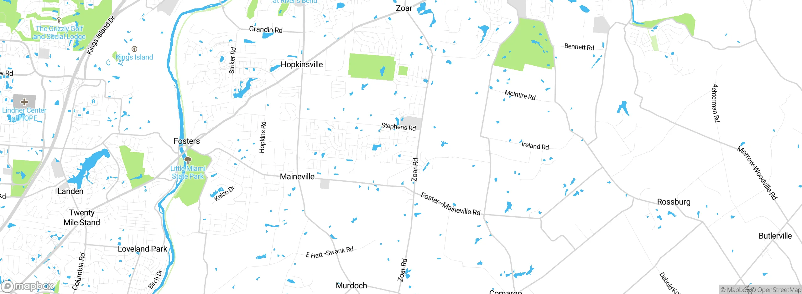 Map showing approximate location