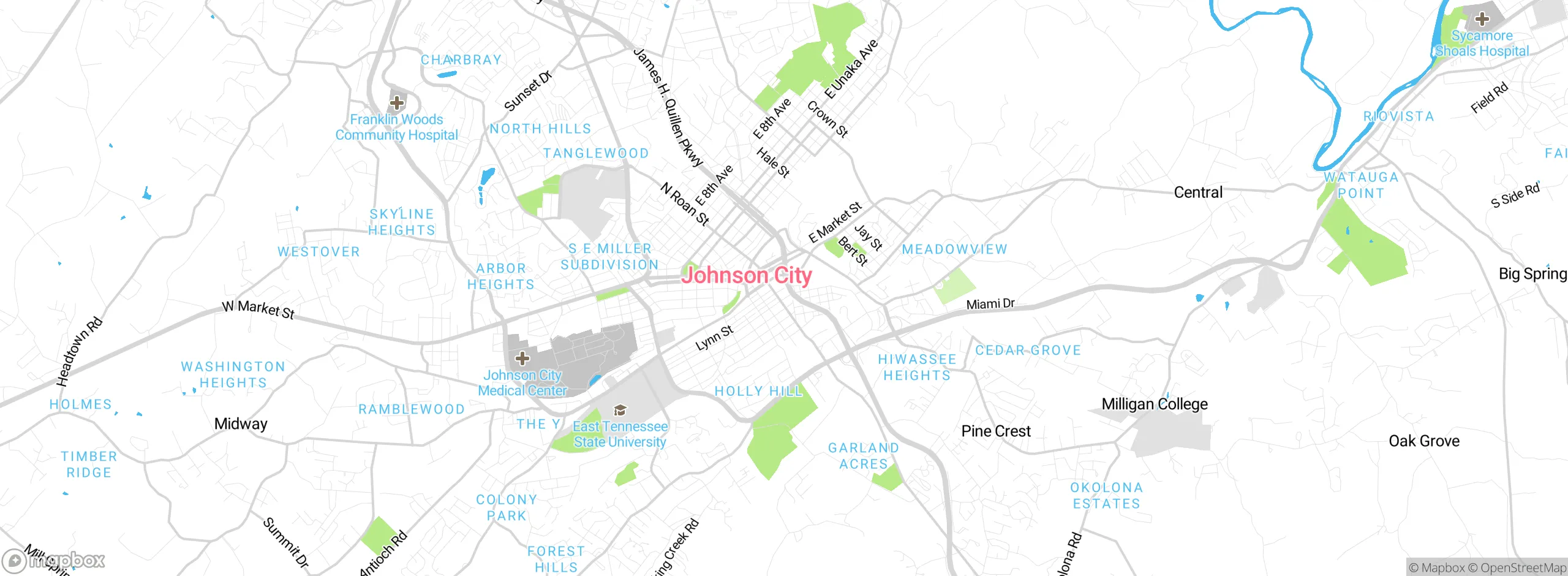 Map showing approximate location