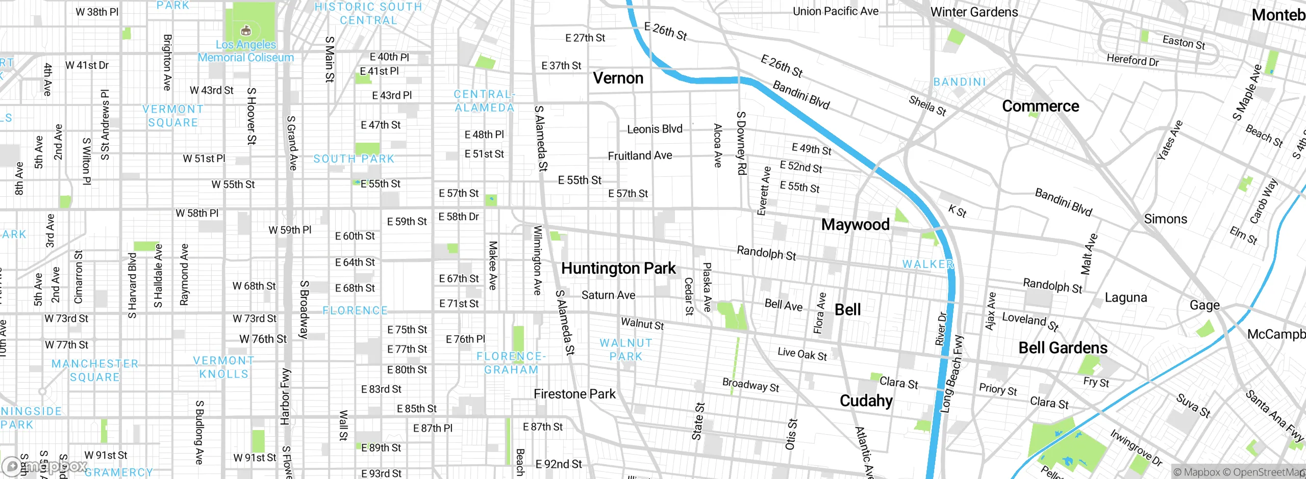 Map showing approximate location