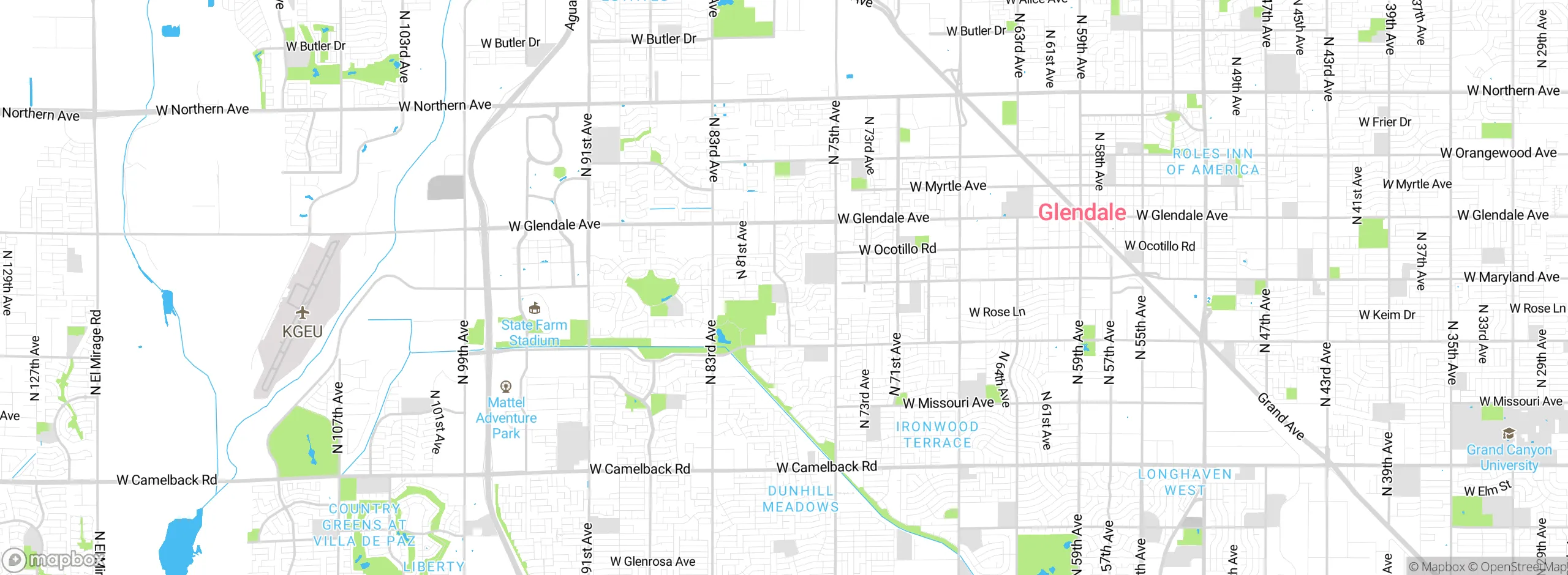 Map showing approximate location