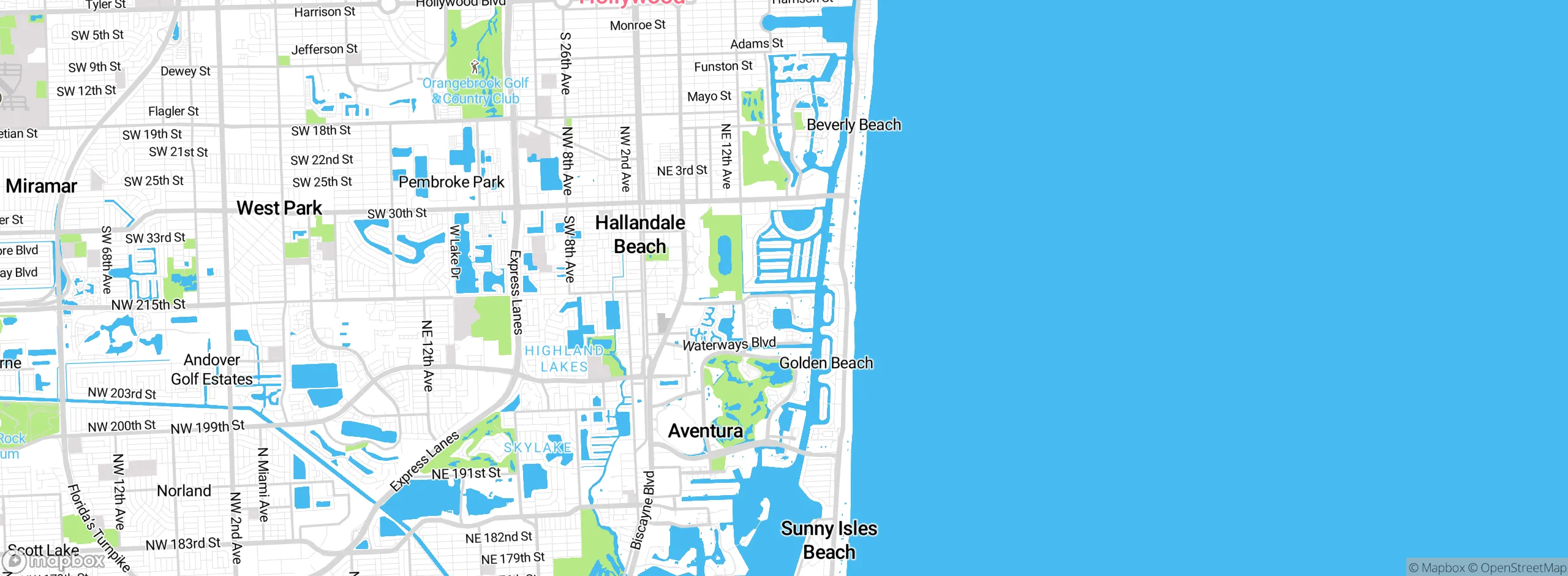 Map showing approximate location