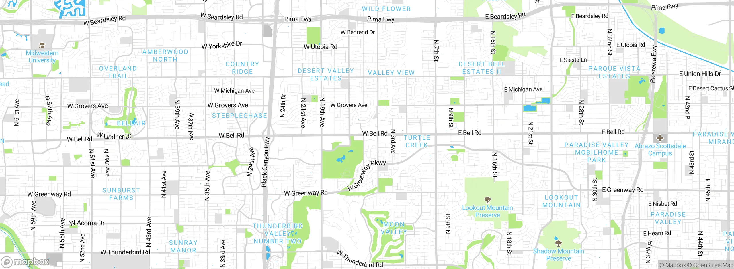 Map showing approximate location