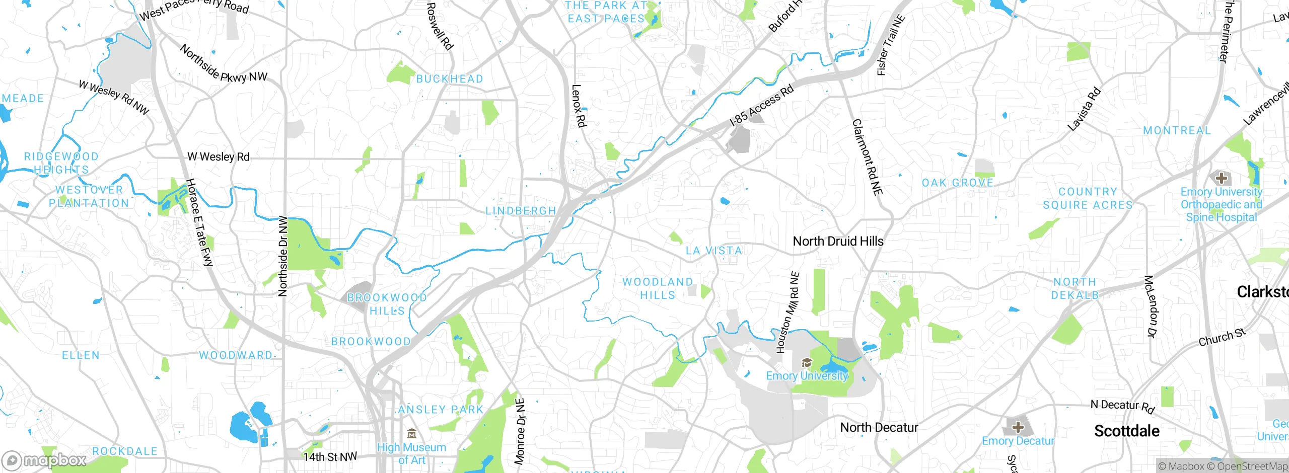 Map showing approximate location