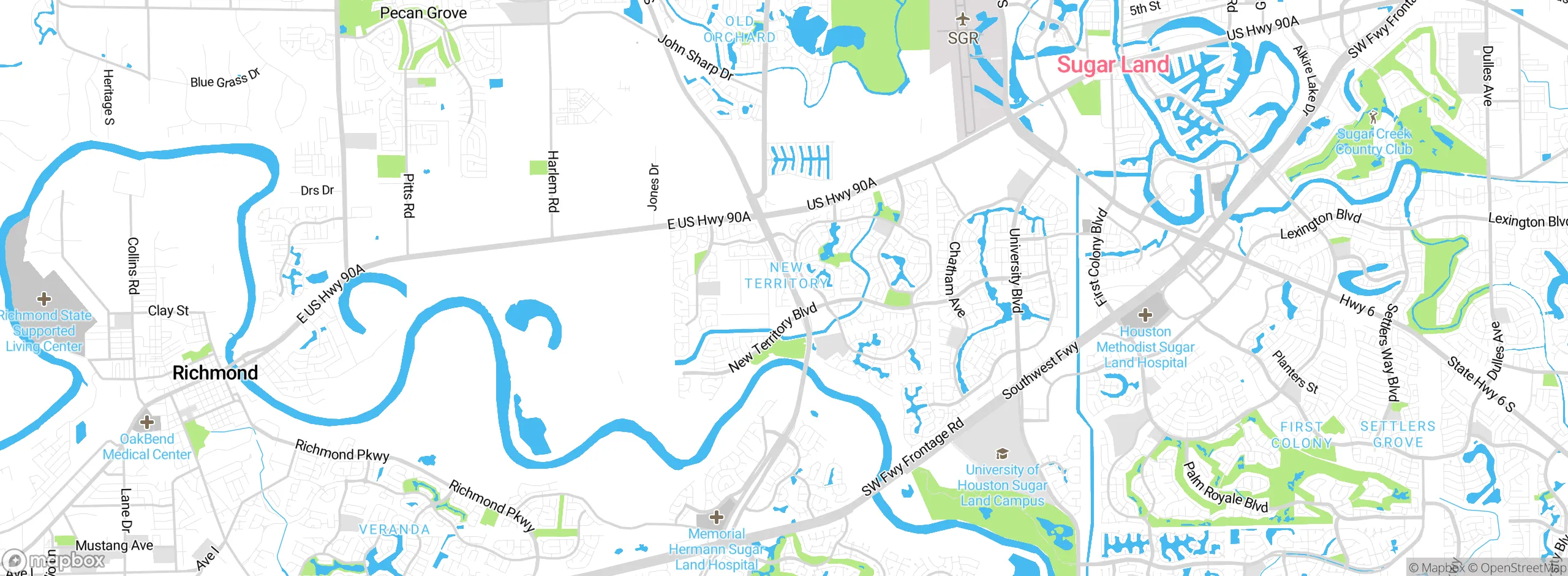 Map showing approximate location