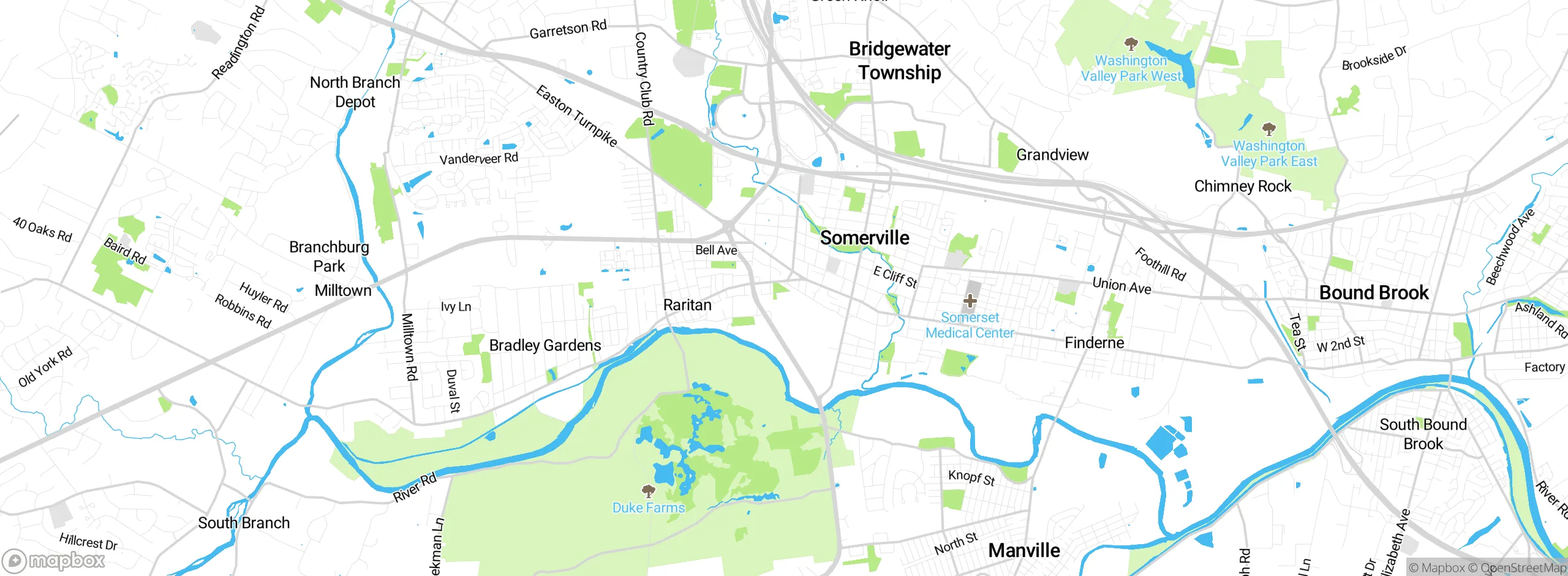 Map showing approximate location