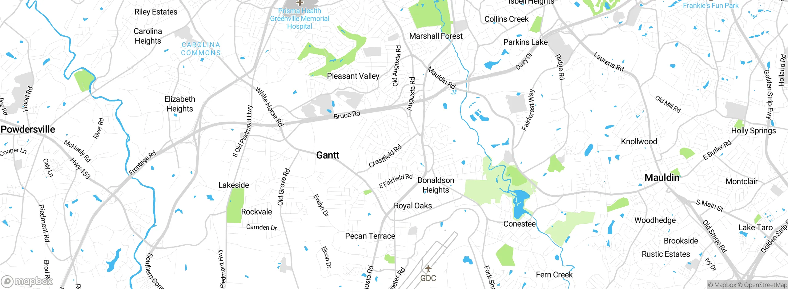 Map showing approximate location