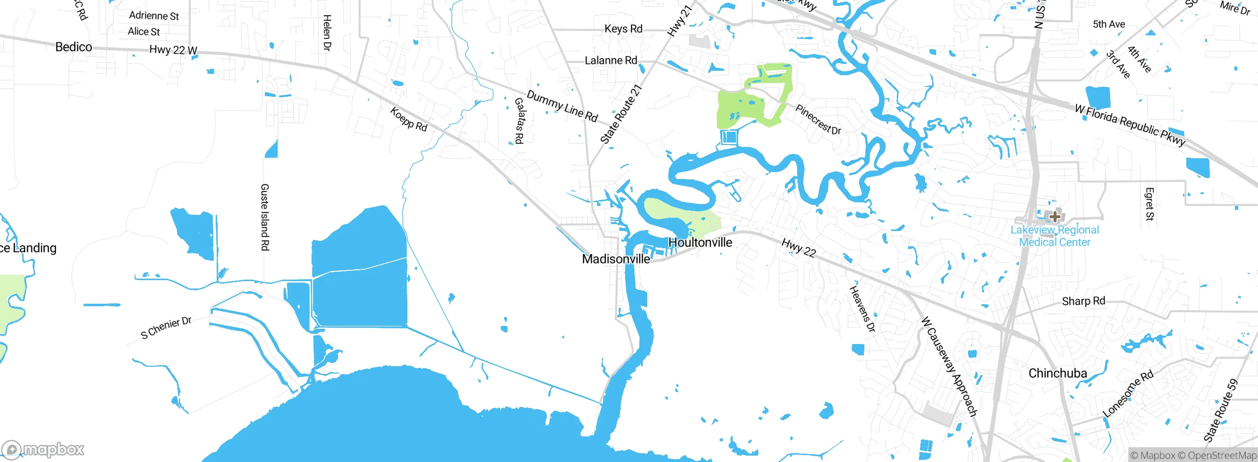 Map showing approximate location