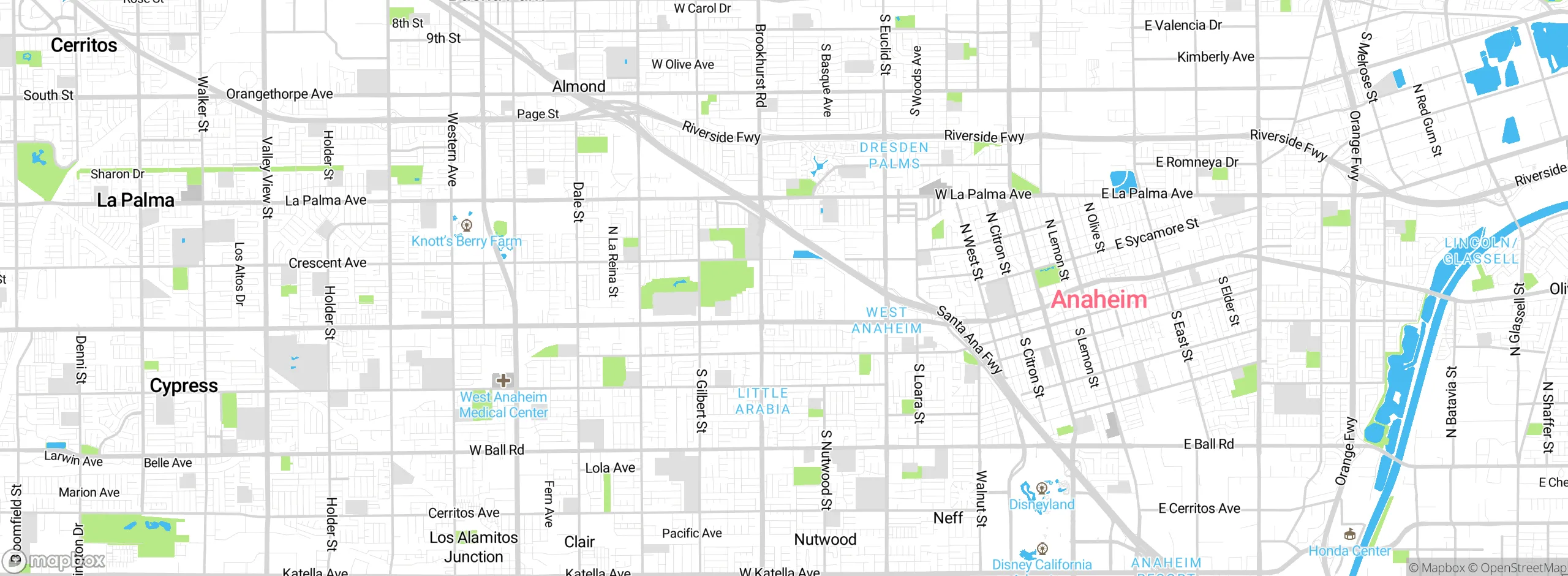 Map showing approximate location