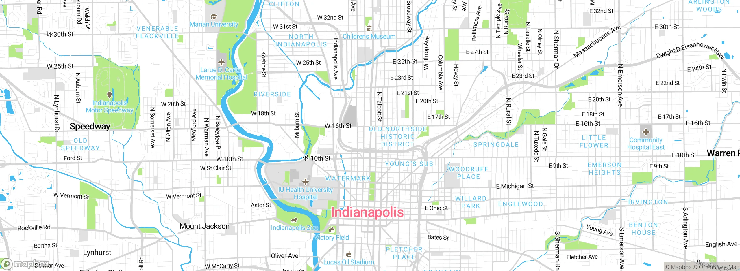 Map showing approximate location