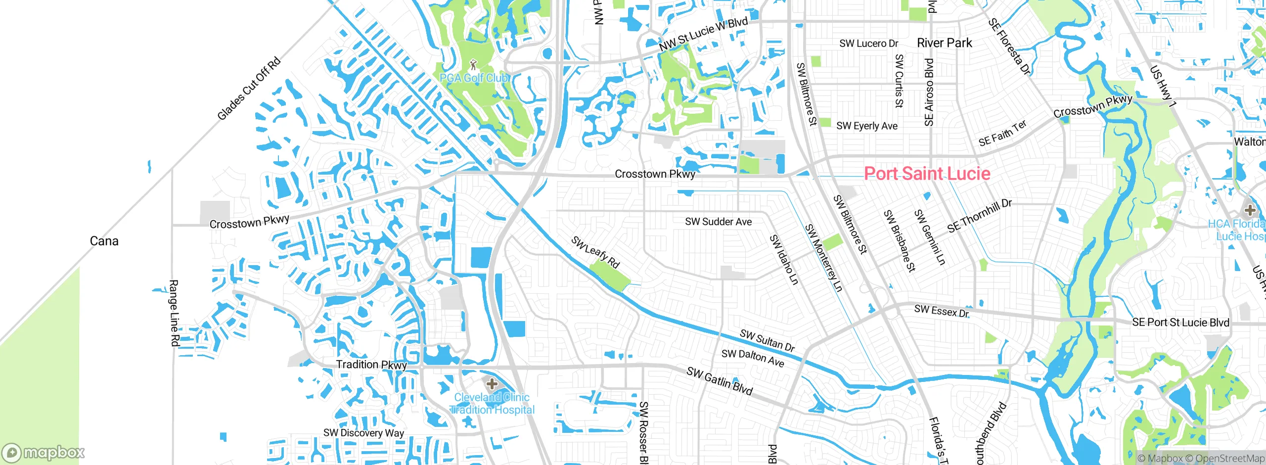 Map showing approximate location