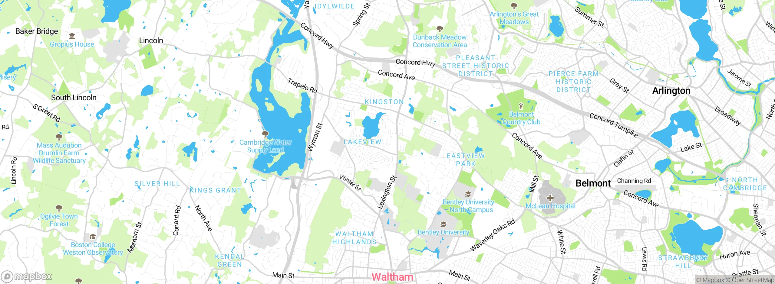 Map showing approximate location