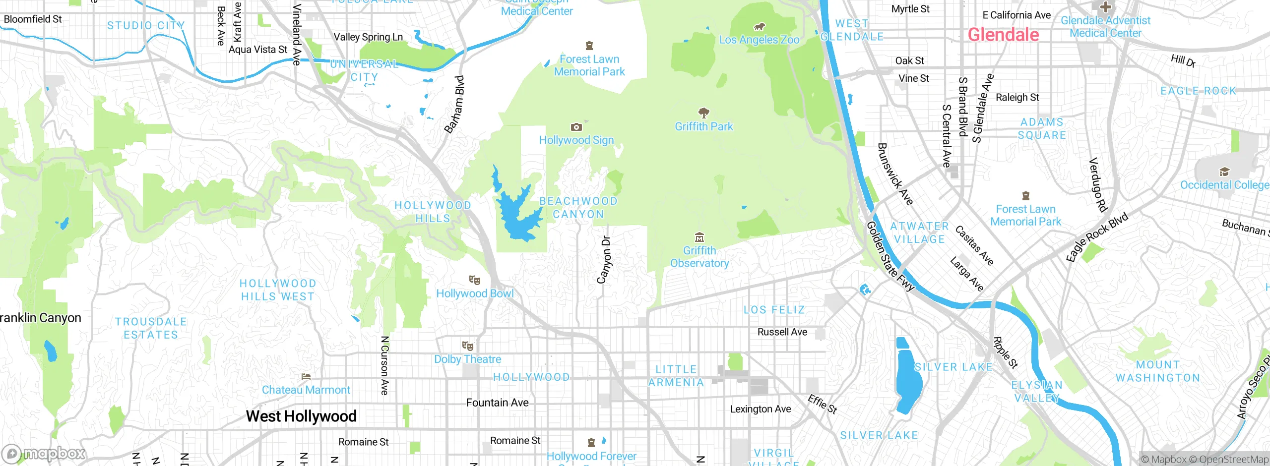 Map showing approximate location