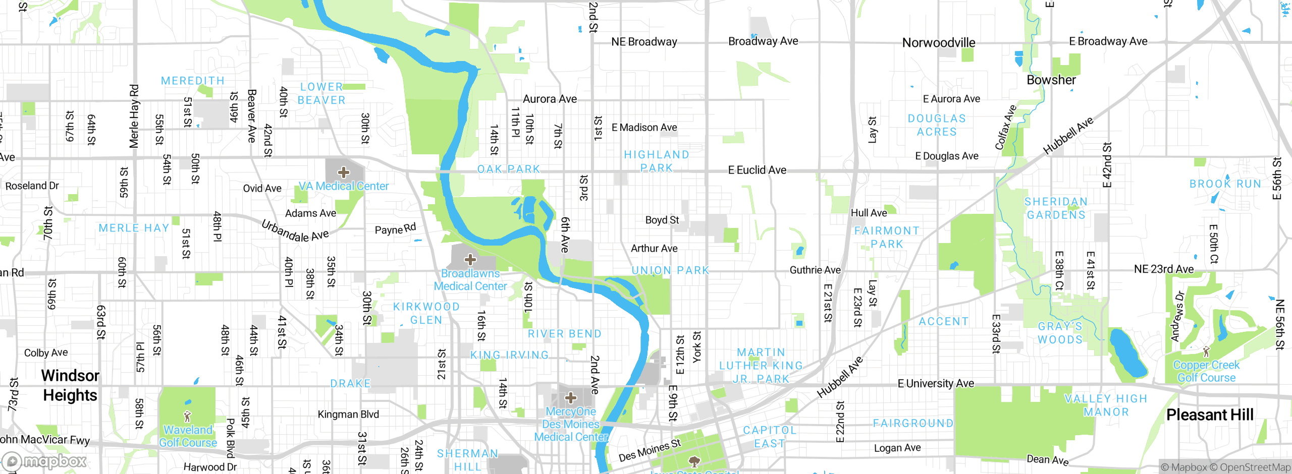 Map showing approximate location