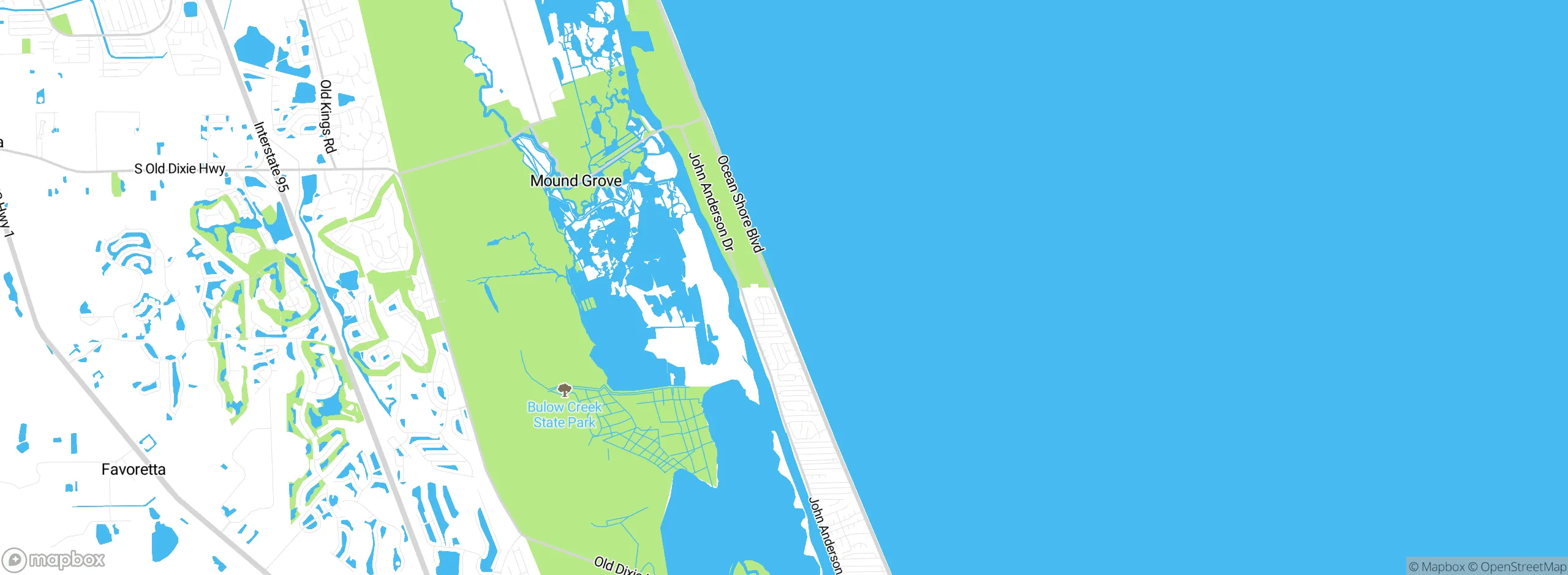 Map showing approximate location