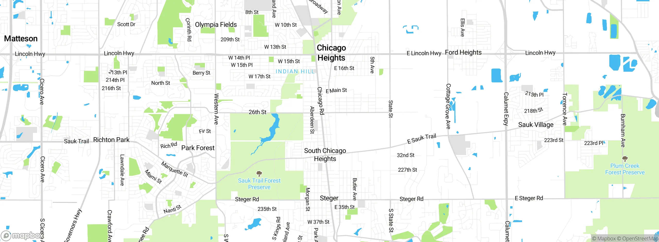 Map showing approximate location