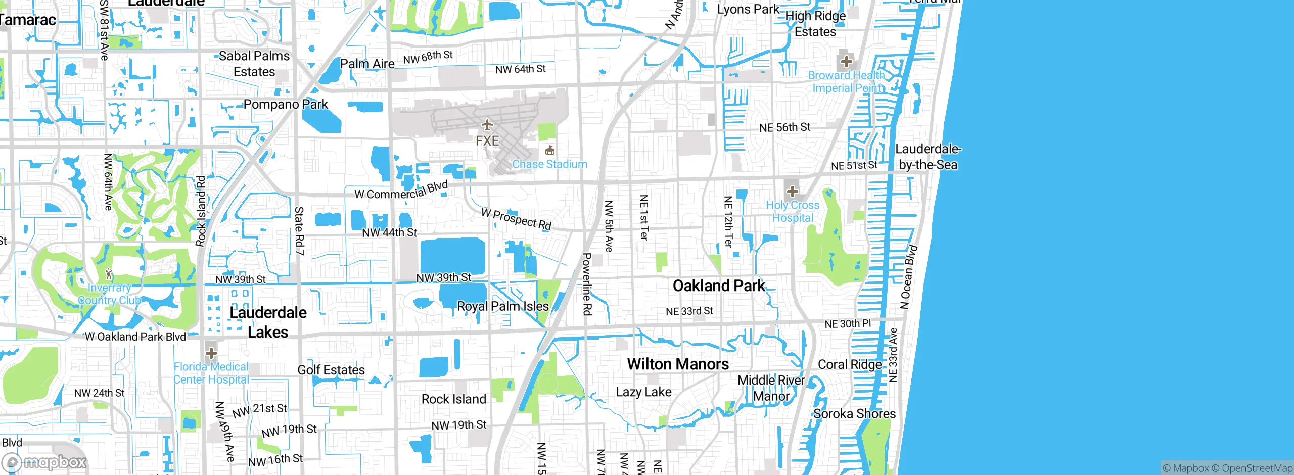 Map showing approximate location