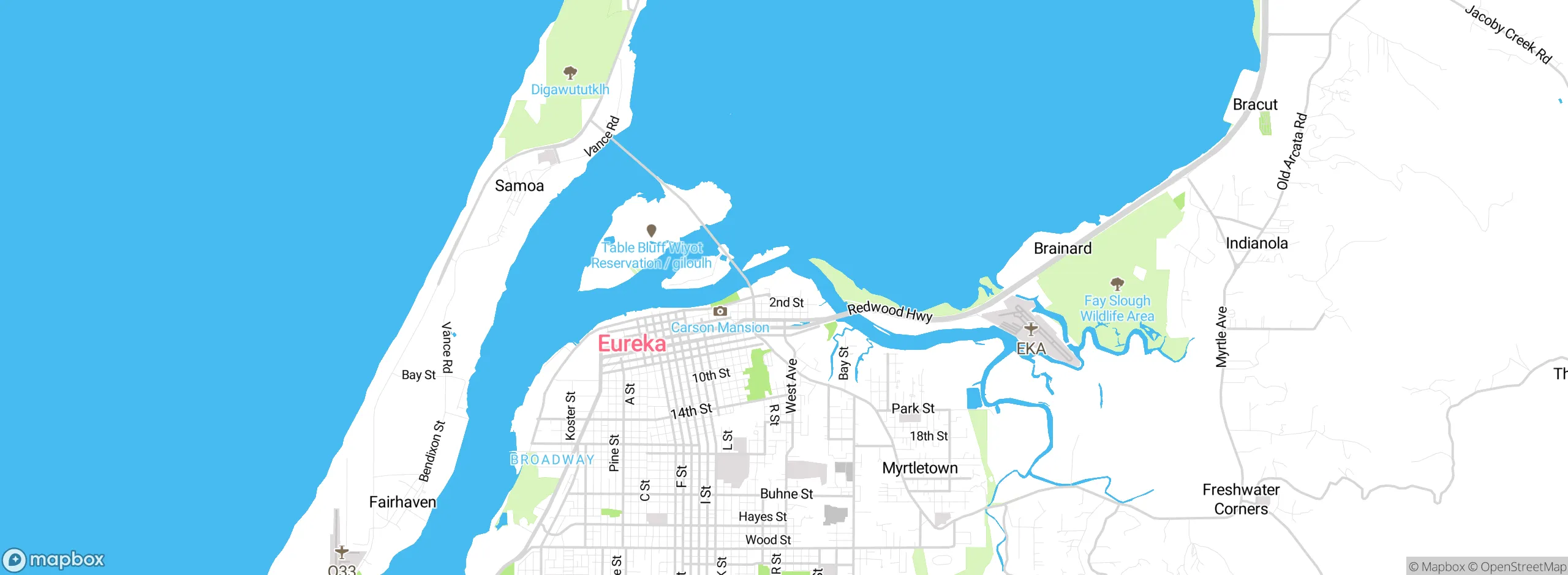 Map showing approximate location