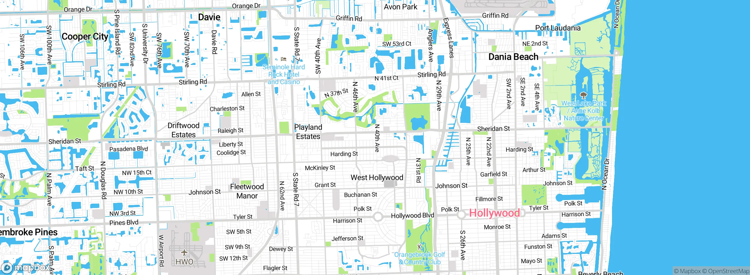 Map showing approximate location