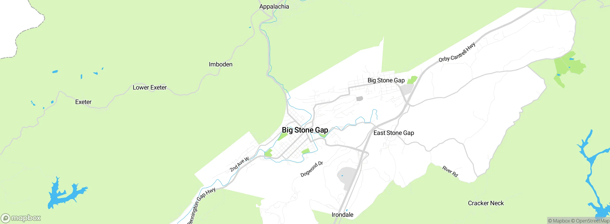 Map showing approximate location