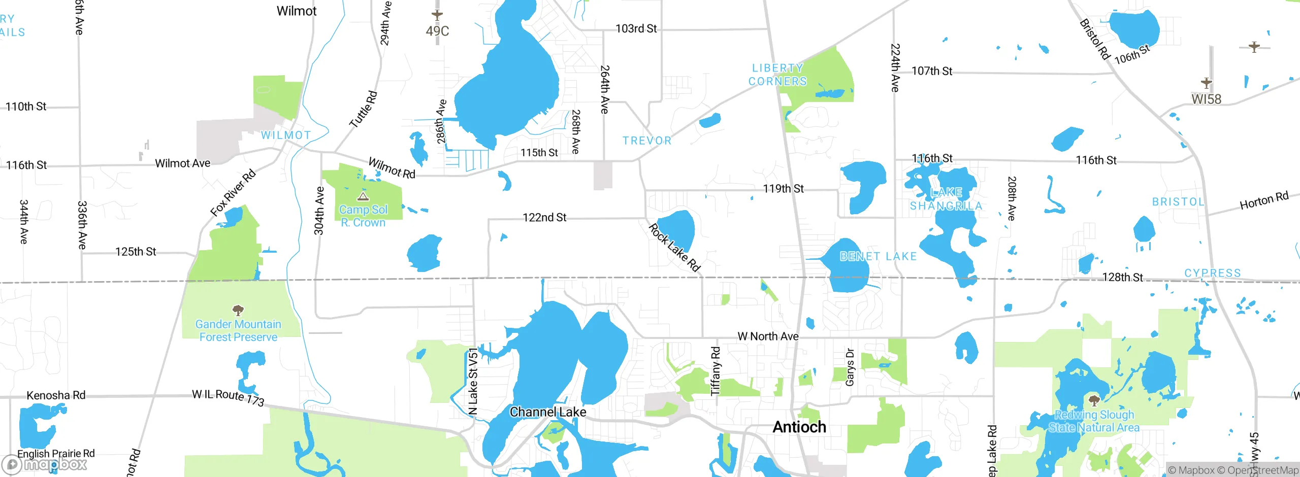 Map showing approximate location