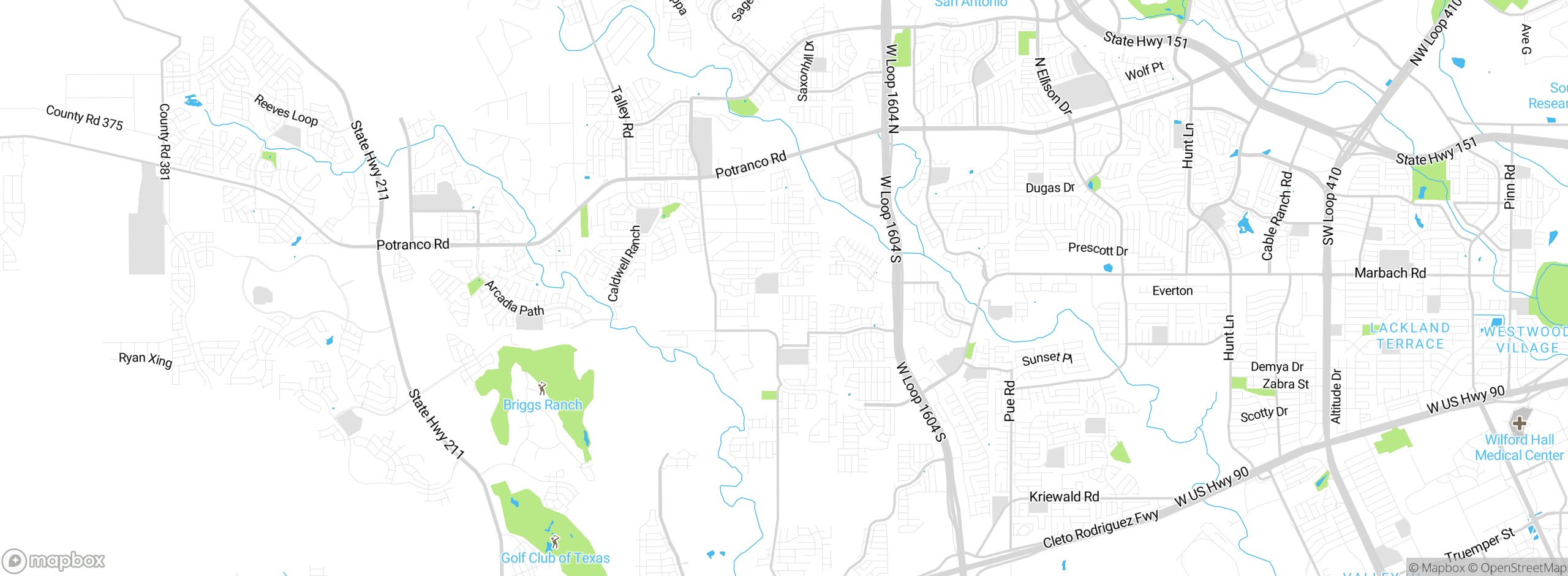 Map showing approximate location