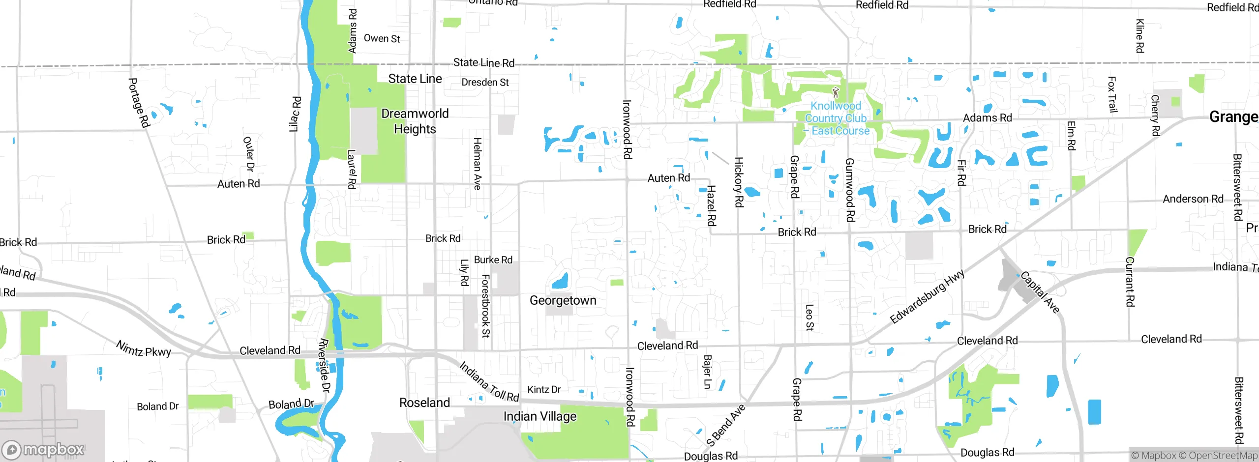 Map showing approximate location