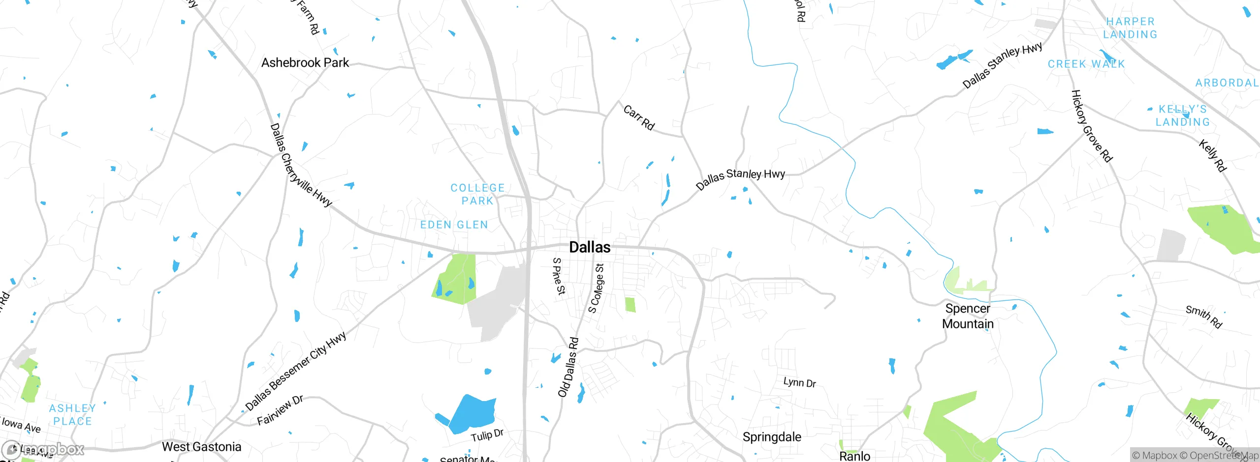 Map showing approximate location