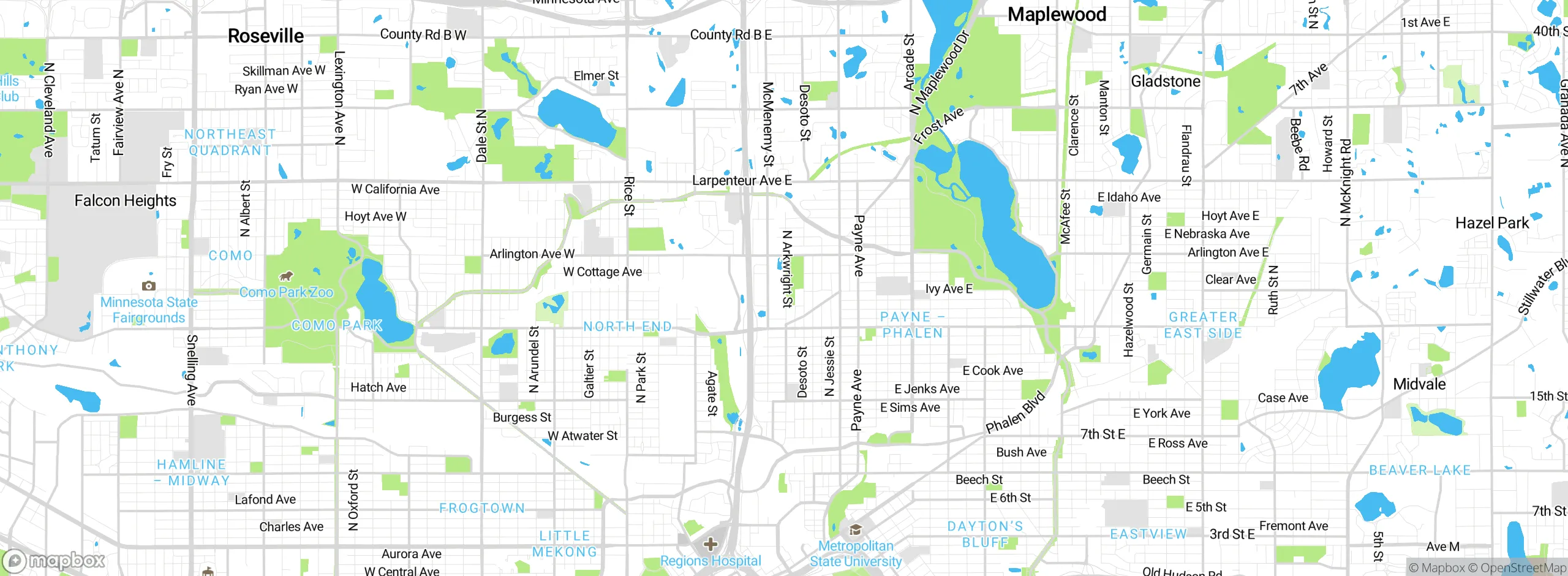 Map showing approximate location