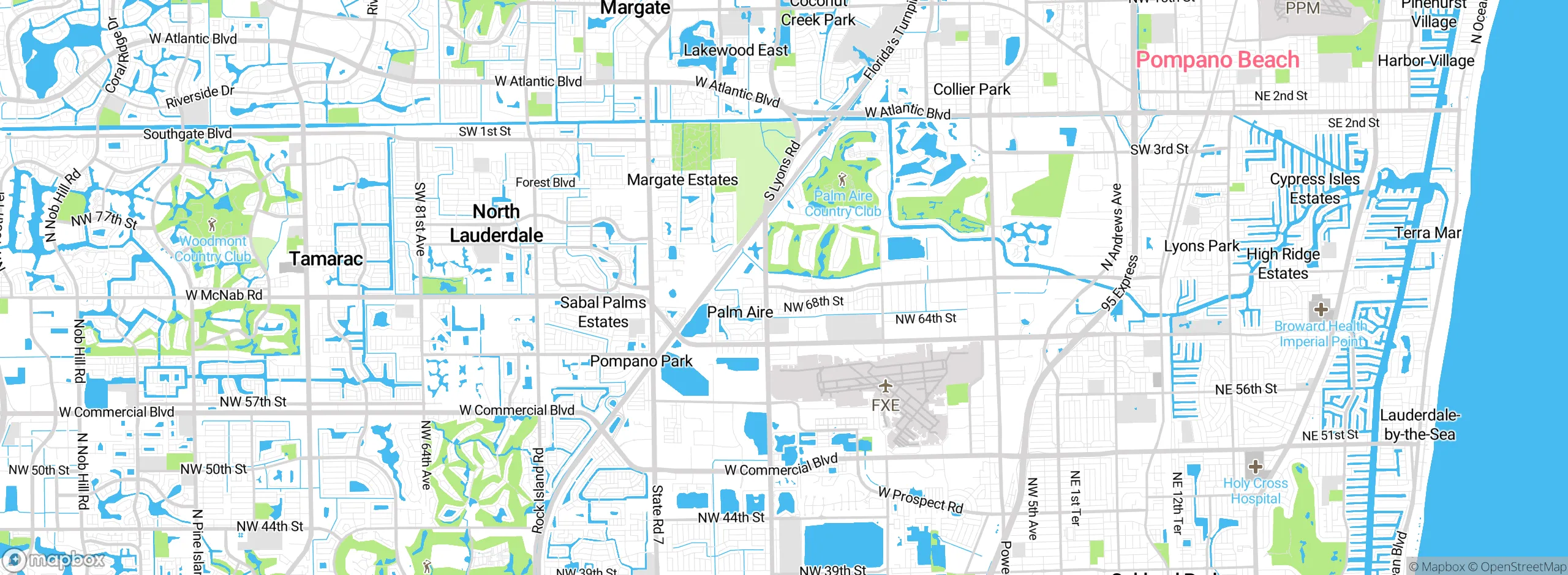Map showing approximate location