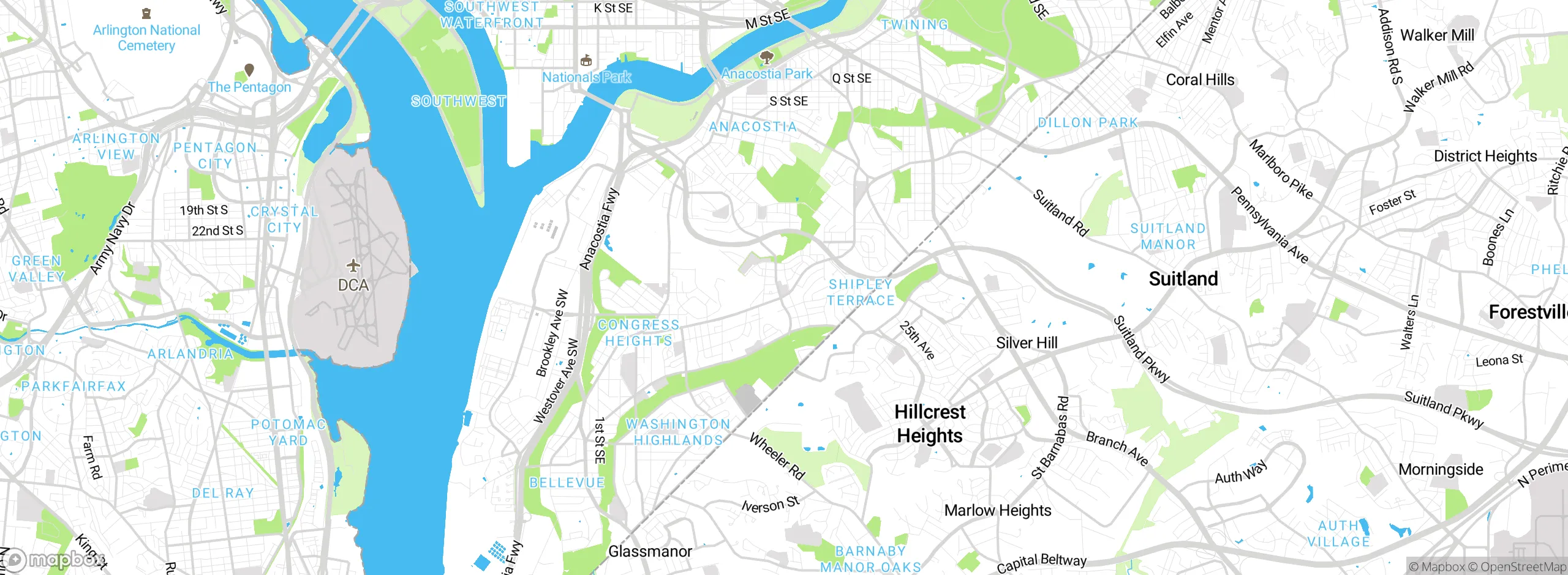Map showing approximate location