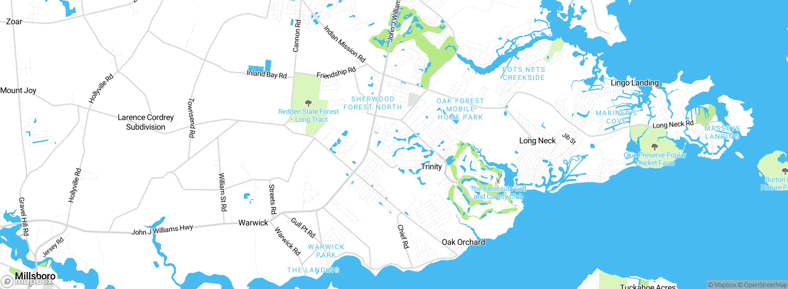 Map showing approximate location