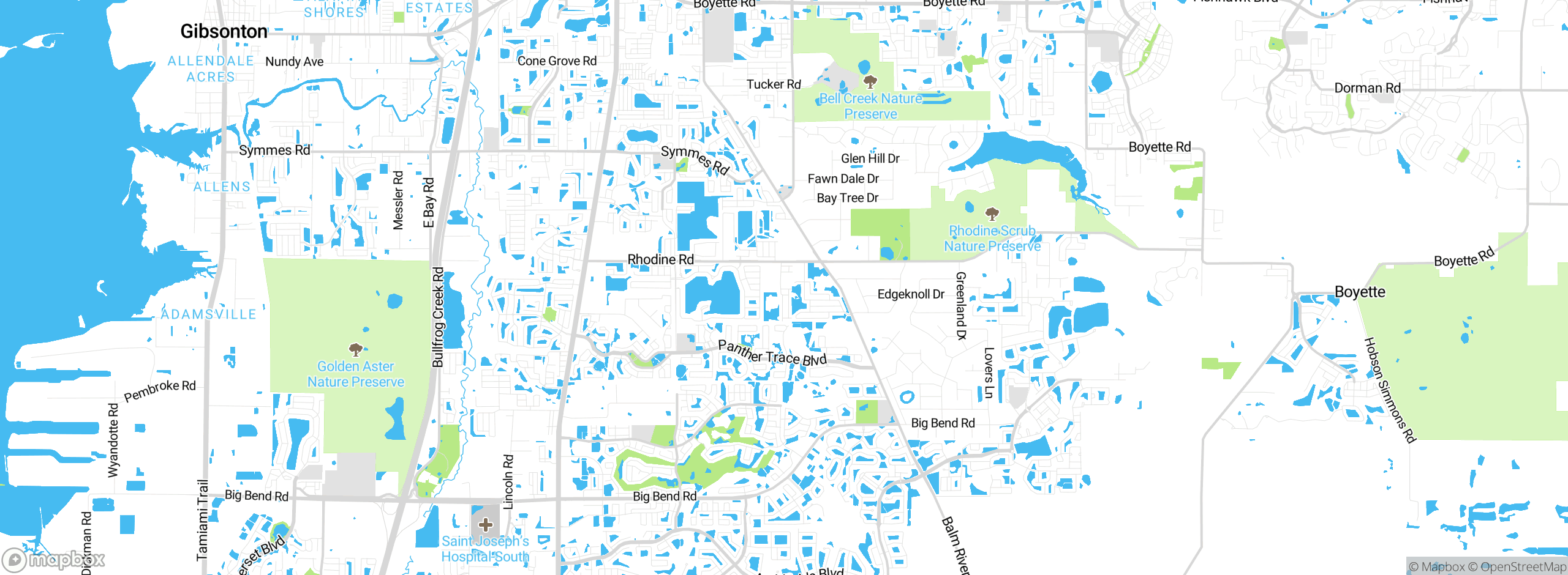 Map showing approximate location