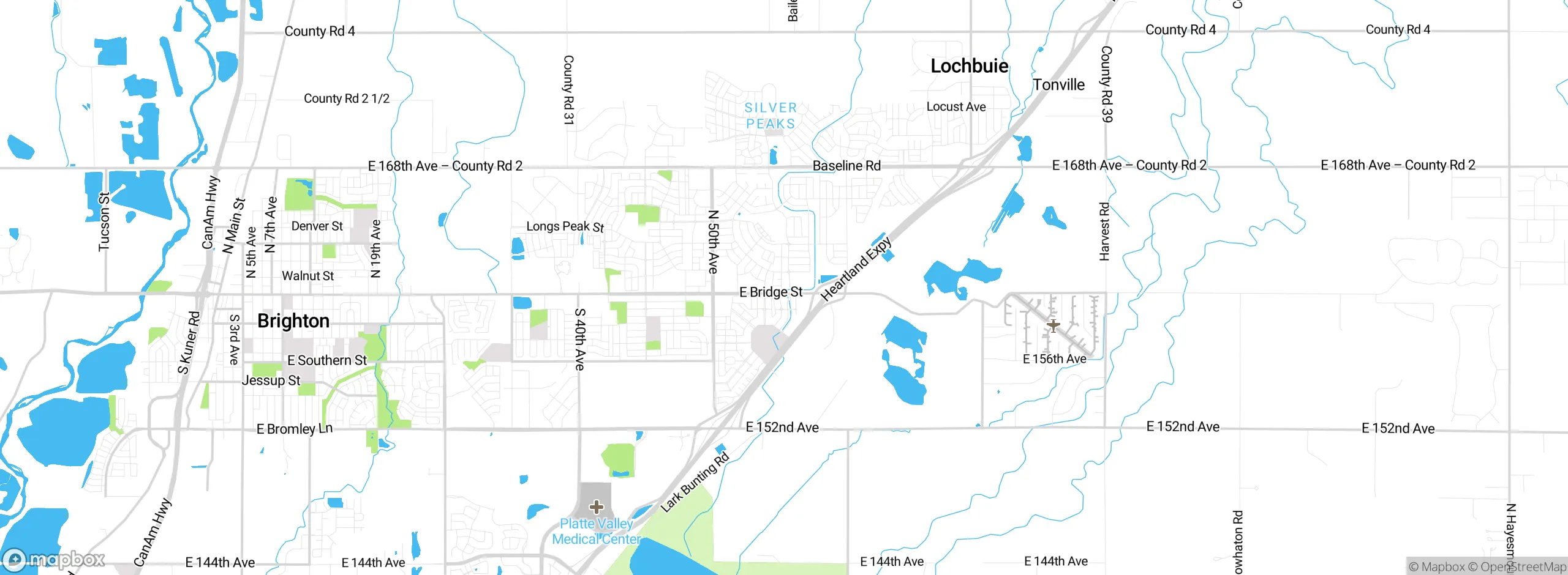 Map showing approximate location