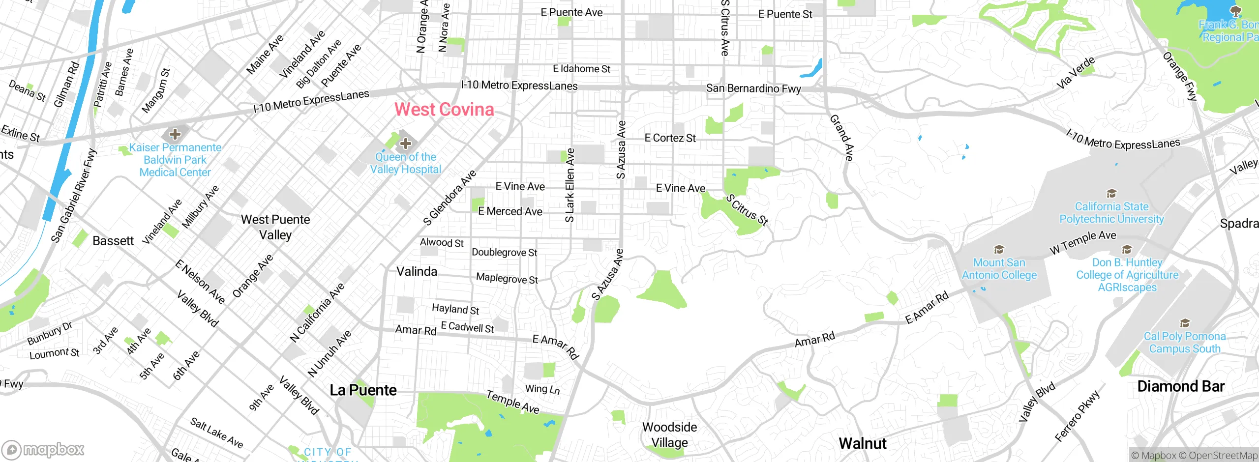 Map showing approximate location